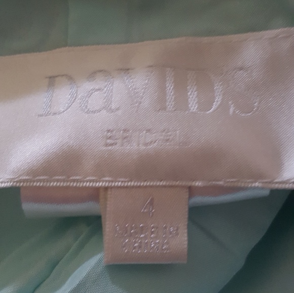 Mid-length Mint Dress. Bridesmaid/Wedding/ Evening - Picture 5 of 6